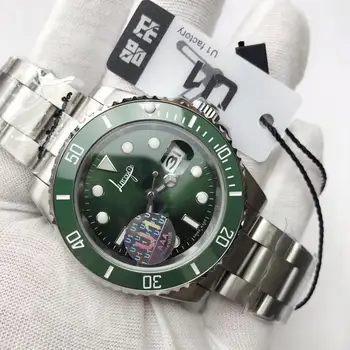 

luxury watch men 40m date SUB AAA automatic machinery sweeping movement 18K watches No battery Ceramic rolexable