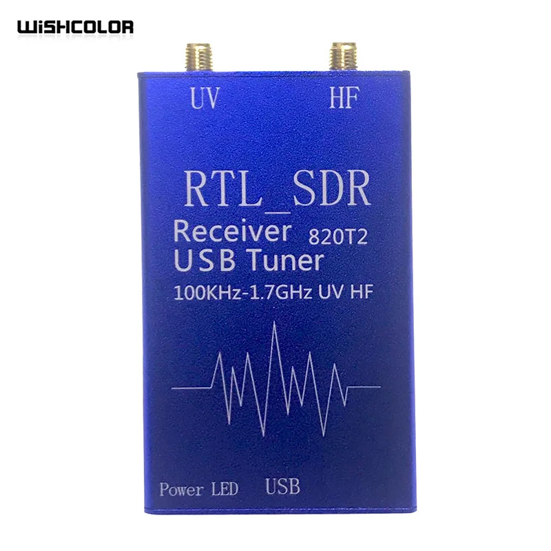 820T2 для RTL SDR приемник USB тюнер 100 кГц 1 7 ГГц UV HF RTL2832U + R820T2 радиосвязи|Смарт-гаджеты| |