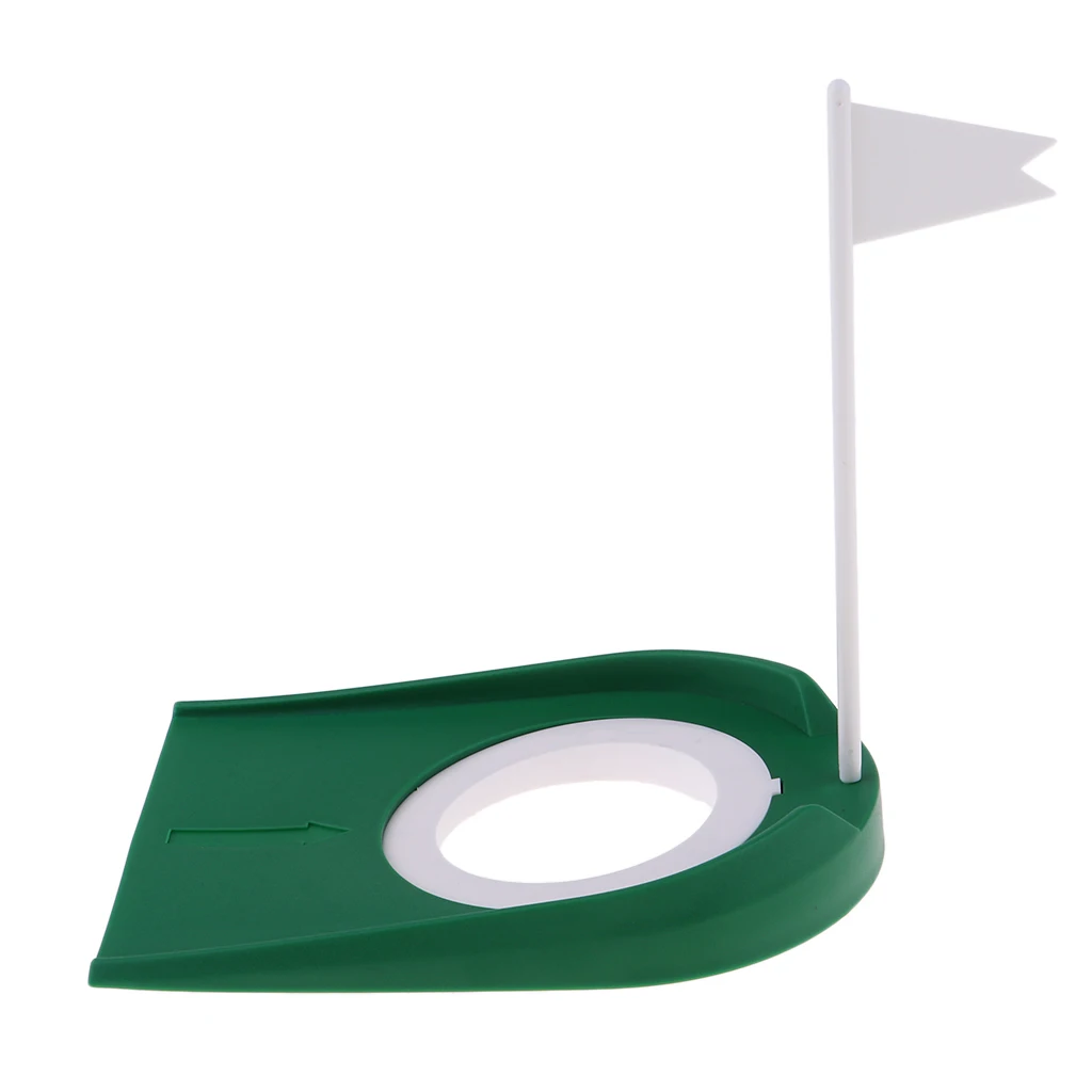 Golf Putting Hole & Flag Putting Practice Cup Practice Training Aids Golf Training Putters Mat Equipment Accessories