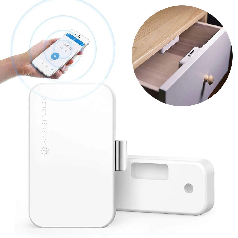 Anti Theft Smart File Drawer Cabinet Security Lock Child Protection Home Safety Lock Keyless Bluetooth Wireless Locks Baby Care