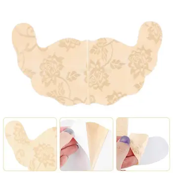 

1Pair Disposable Silicone Stick On Bra Petals Adhesive Stickers Push Up Nipple Cover Shaped Invisible Breast Pads Bra U M8A1