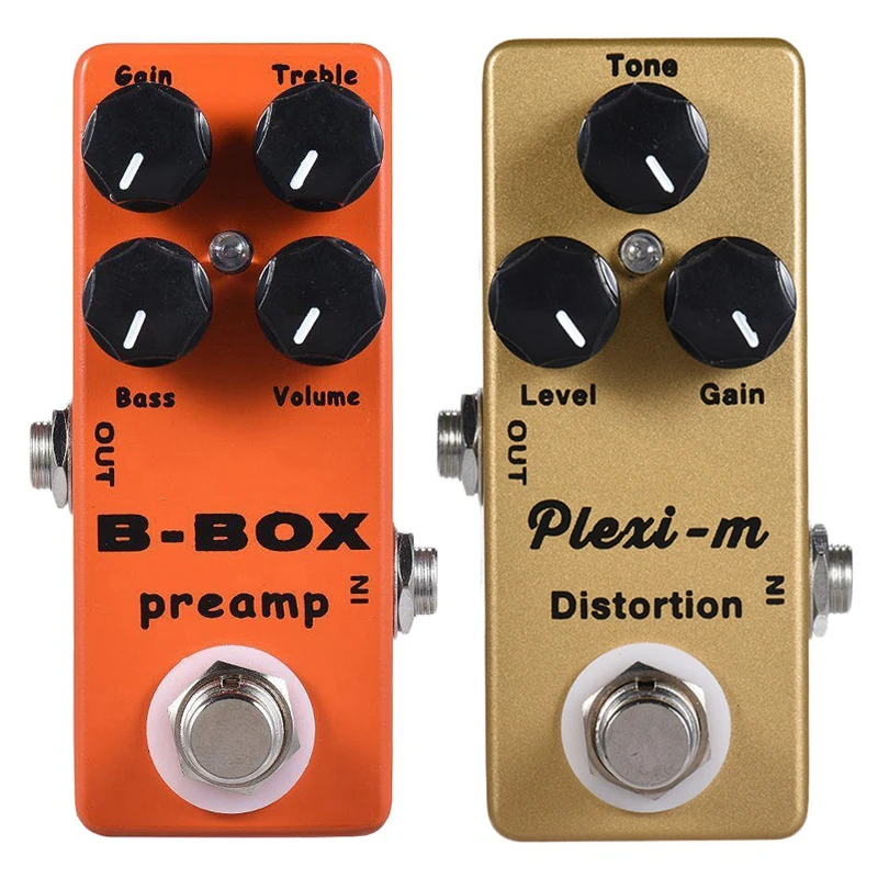 2Pcs MOSKY B-Box/Plexi-M Electric Guitar Preamp Overdrive Effect Pedal Full Metal Shell True Bypass | Спорт и развлечения