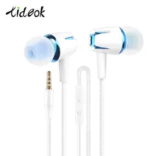 Новые светящиеся наушники 3,5 мм разъем проводной светящийся наушник в уши спортивные стереонаушники с микрофоном Регулятор громкости басовый вкладыш