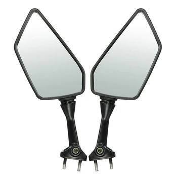 

New 1 Pair Side Bar End Motorcycle Left Right Accessories Safety Aluminum Parts Universal Rearview Mirror Scooter For Ninja 250