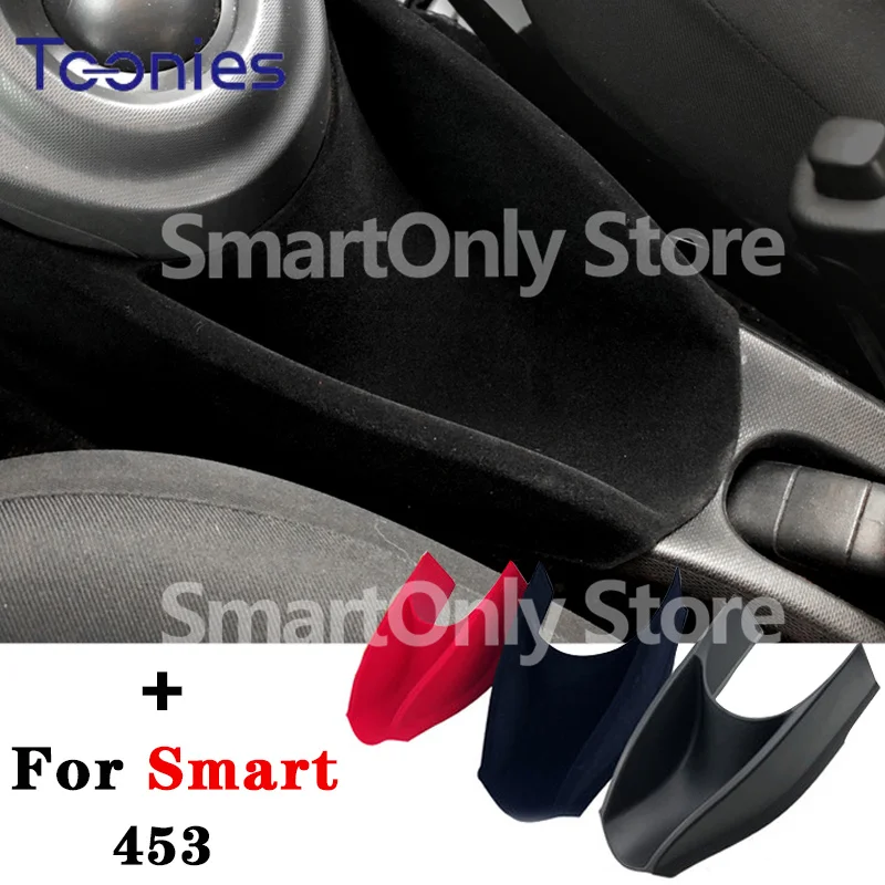 1pcs Car Gear Lever Panel Storage Box For Mercedes Smart 453 Fortwo