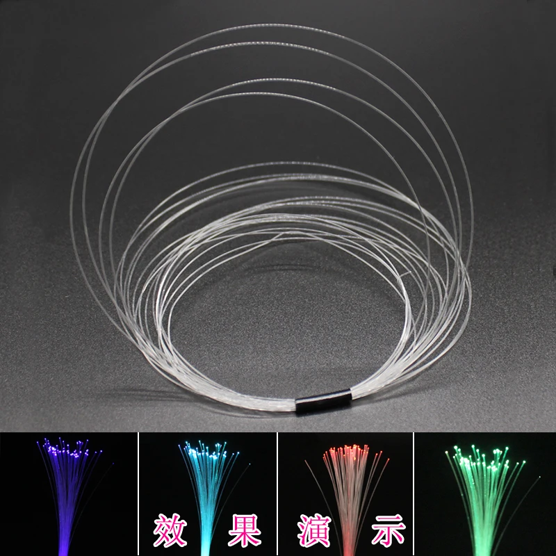 

0.5mm light guide strip Transparent plastic fiber optic wire LED lamp bead light guide tail light strip DIY handmade material