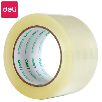

Deli Sealing Adhesive Tape 30183/30283/30333 jiao dai jiao Paper 45U 100 Code Transparent Tape