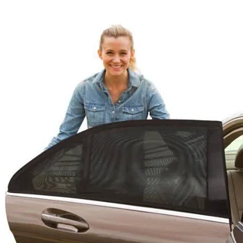 

1 Pair Car Front Side Window Sunshade Mesh Anti-UV Baby Kid Pet Protector Sun Shade Cover S55
