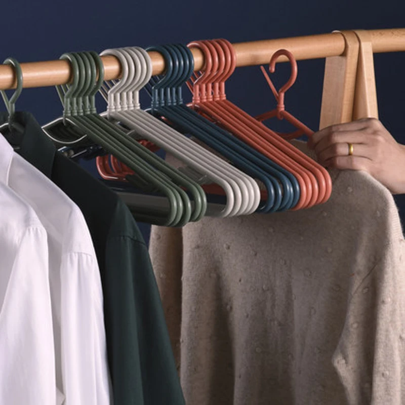 

10 шт./лот 39,2 см пластиковые ветрозащитные вешалки для одежды с вращающимся крючком, утолщенные Нескользящие плечевые вешалки для пальто для взрослых