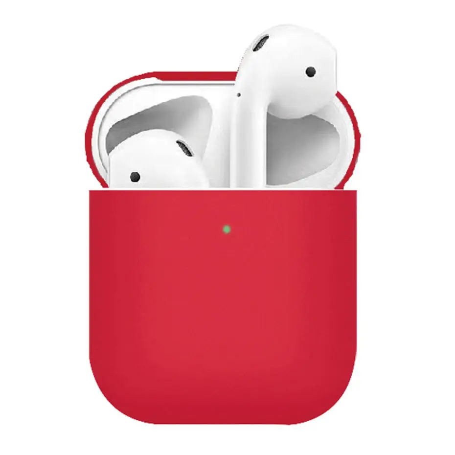 Силиконовый чехол для наушников AirPods, чехол для зарядки, чехол для Apple AirPods Air Pod 1 2, Bluetooth коробка, гарнитура, защитный чехол