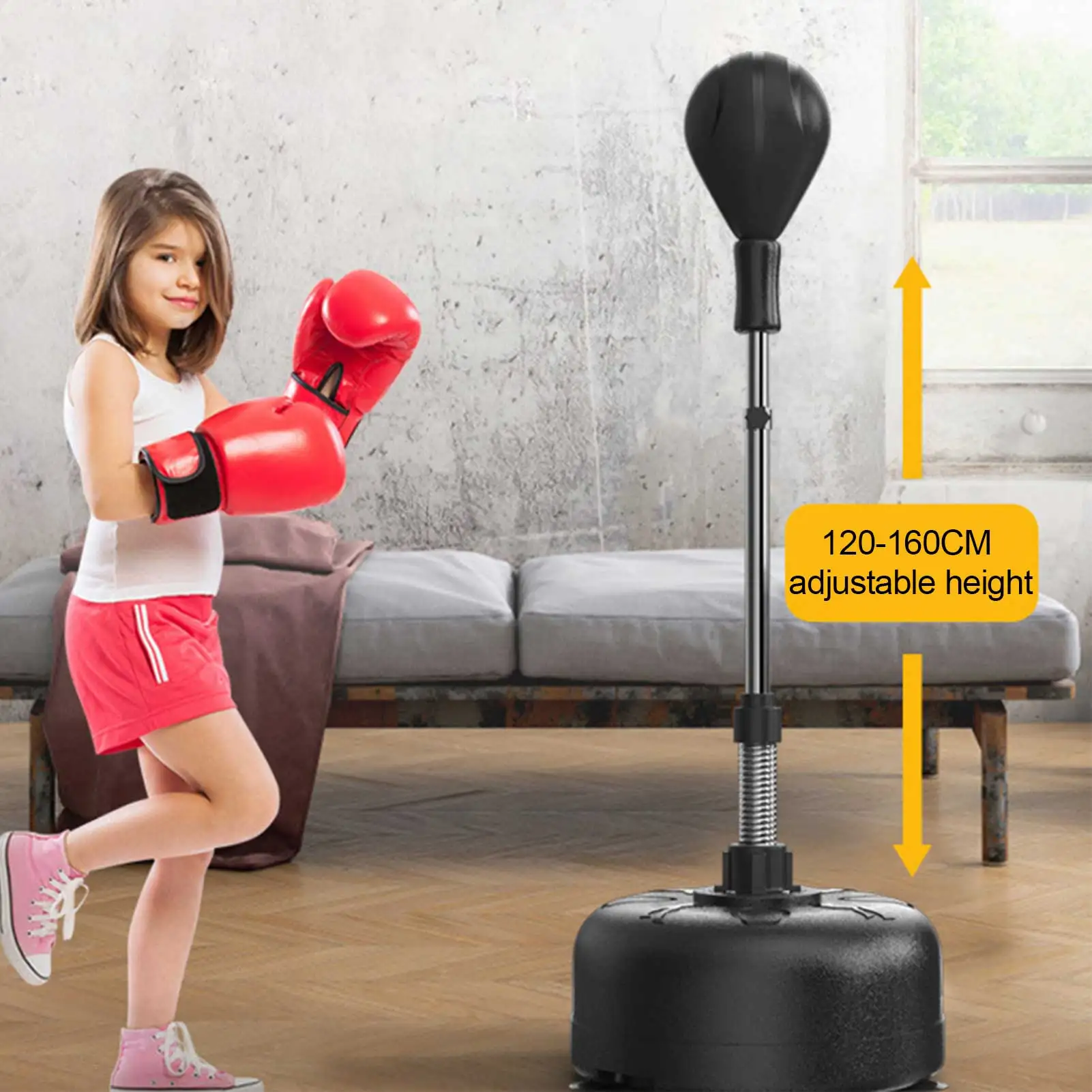 adjustable reflex boxing punch bag