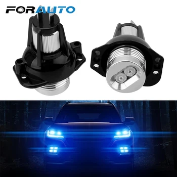 

FORAUTO 2pcs LED Angel Eyes Marker Light Bulbs Car Lamps for BMW E90 E91 900lm Error Free Decorative Lights Auto Fog Lamp