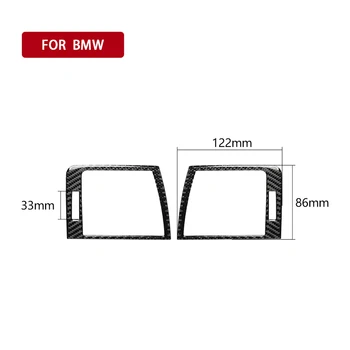 

Carbon Fiber Car Dashboard Air Vent Panel Sticker For BMW 3 Series E46 1998-2005 Car Interior Decoration Car Stickers