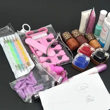 Профессиональный акриловый маникюрный набор для ногтей, лак для ногтей, цветной УФ-гель, точечная ручка, очищающее средство для ногтей, акриловый маникюрный набор для ногтей, набор гелевых инструментов