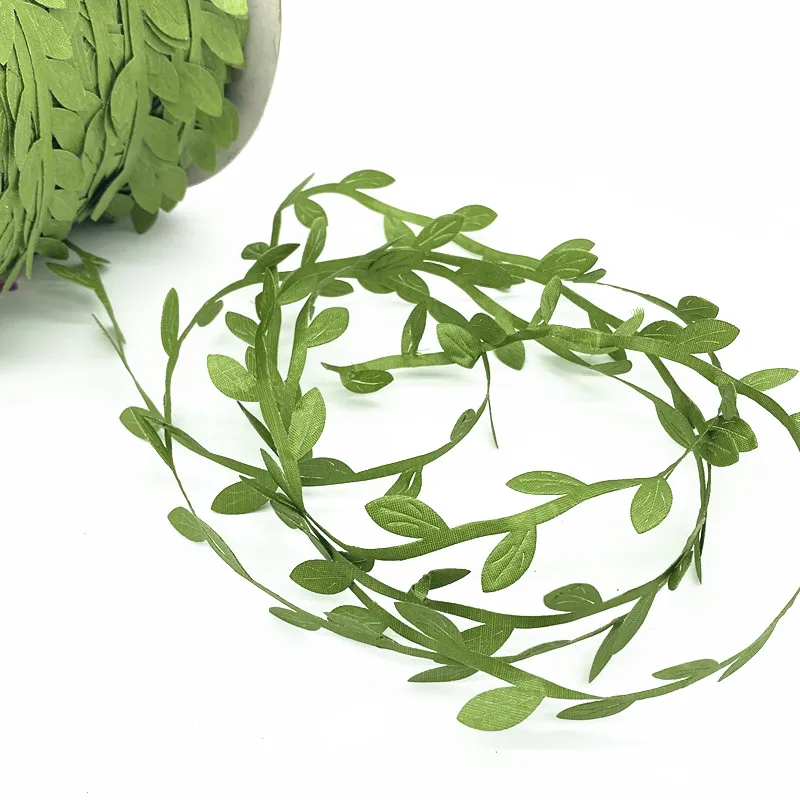 20 colors 10 yards Silk Leaf-Shaped Handmake Artificial green Leaves For Wedding Decoration DIY Wreath Gift Scrapbooking Craft | Дом и сад