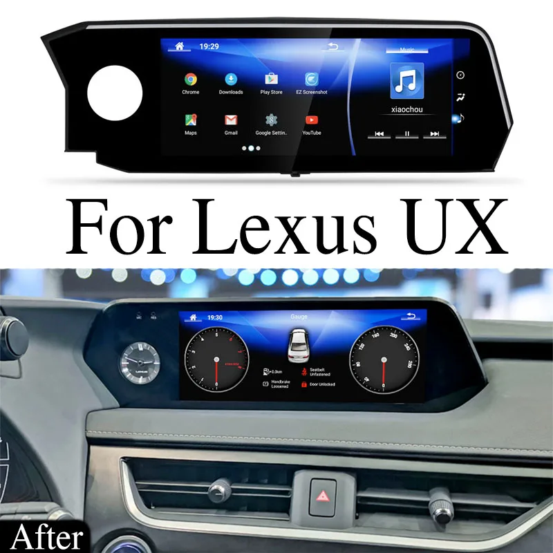 

Car Multimedia Player CarPlay 360 Bird View Camera For Lexus UX UX 250h UX 200 ZA10 2018~2021 Car Radio NAVI GPS Navigation