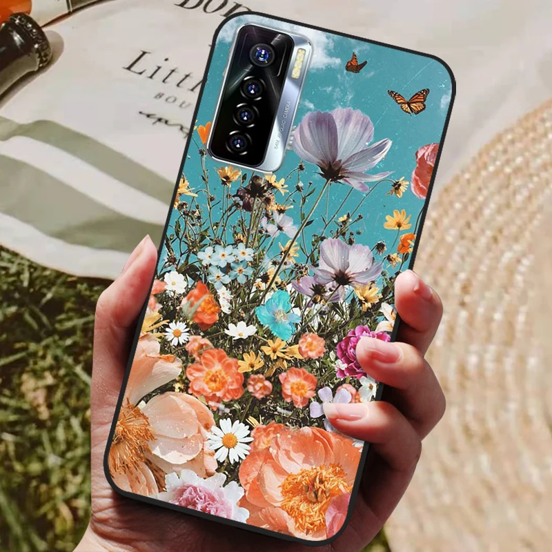 Silicone Back Cover Phone Case with Soft Bumper Coque