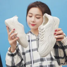 Ins/Спортивная Женская обувь в Корейском стиле; Новинка года; сетчатая красная женская обувь; Интеллектуальная Дымчатая Белая обувь; обувь super fire Joker Torre