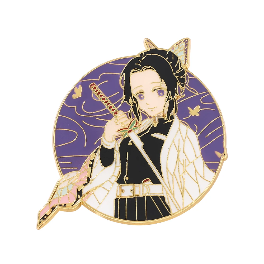 Anime Demon Slayer Kimetsu No Yaiba Kamado Tanjirou Cosplay Prop Pin Brooch  Kamado Nezuko Badges Button Brooch Pins - Price history & Review, AliExpress Seller - Zz Jew Store