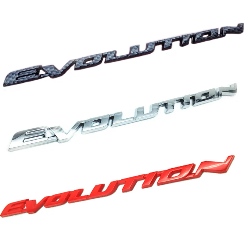 Наклейка на задний бампер с логотипом Mitsubishi EVOLUTION из АБС пластика|Наклейки