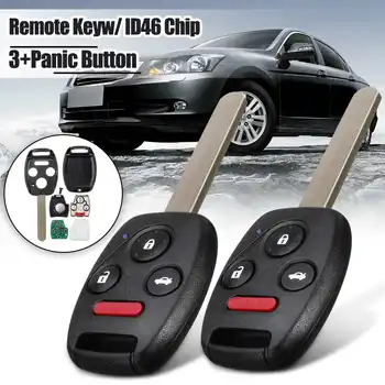 

Car Entry Remote Key 3+1 Buttons 313.8Mhz With ID46 Chip KR55WK49308 Fob For Honda for Accord Pilot 2008 2009 2010 2011 -2015