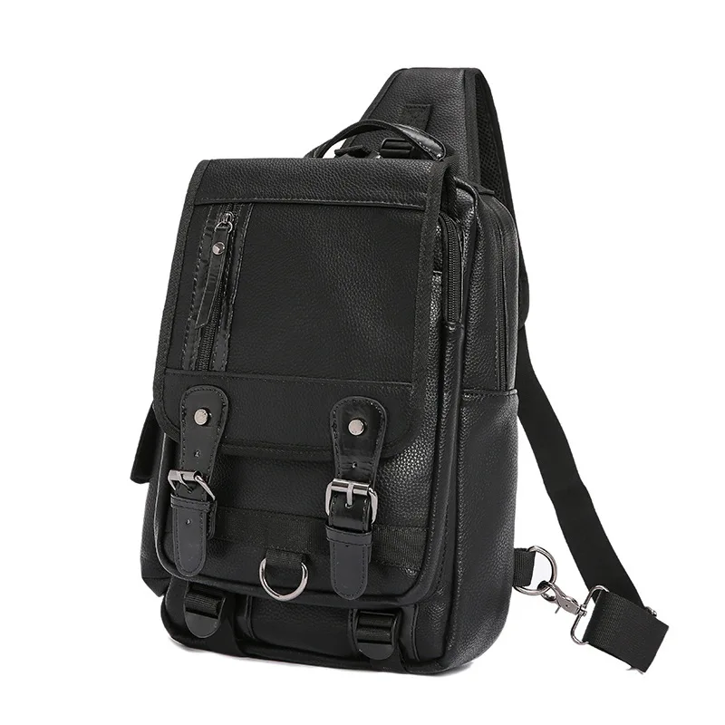 

Korean-style Men Retro Chest Pack Business New Style One-Shoulder Oblique Bag Casual IPAD Package