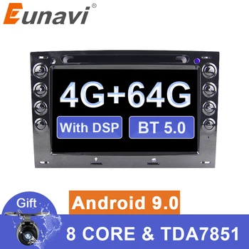 

Eunavi 2 din Android 9 Automotivo Car DVD player for Renault Megane 2 ii 2006 2007 2008 2009 2010 Radio GPS navi Multimedia DSP