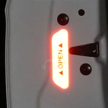 

4 pcs / set Car Door Stickers DIY Car Open Reflective Tape Warning Sign Reflective Open Notification Bicycle Accessories