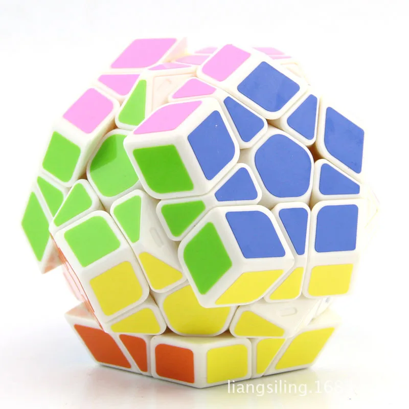 XMD Qi Heng Five Magic Cube клейкая бумага версия белый XMD Профессиональная 3-заказ 5 Кубик Рубика 12 поверхность тела замедление Fidg