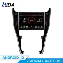 LJDA 2 Din Android 10,0 автомобильный dvd-плеер для Toyota Harrier 2013- Wifi gps радио 2G+ 16G четырехъядерный мультимедийный стерео