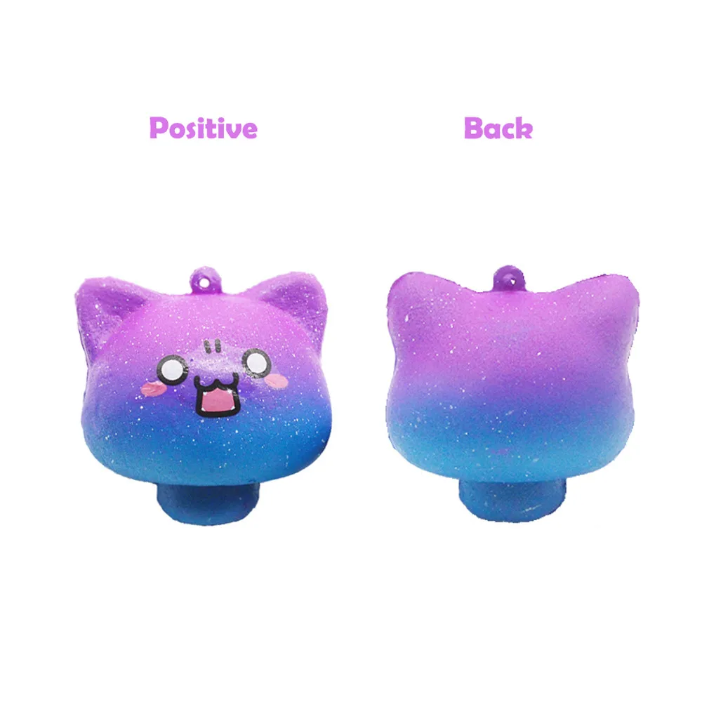 Squishies Galaxy хлеб медленно поднимающийся мультфильм крем Ароматические игрушки для снятия стресса Звездный хлеб декомпрессионная игрушка медленное восстановление Pu игрушка