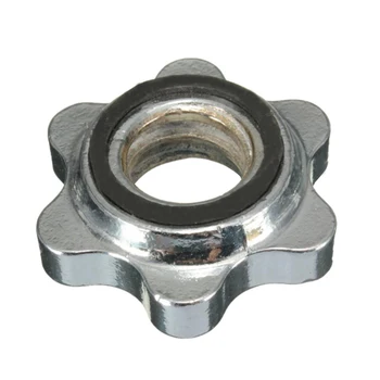 

Hot New 2*1 standard barbell spinlock collars screw clamp dumbbell bar weight lifting