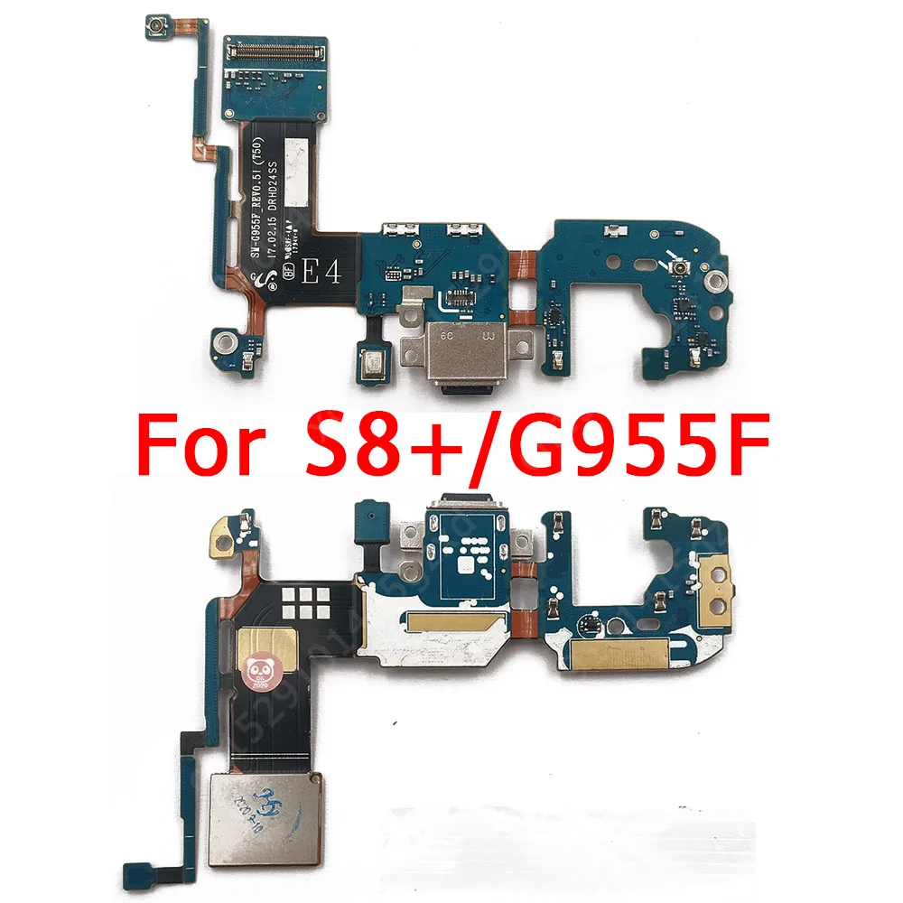 Original USB Charge Board for Samsung Galaxy S8 Plus Charging Port For G955F PCB Connector Flex