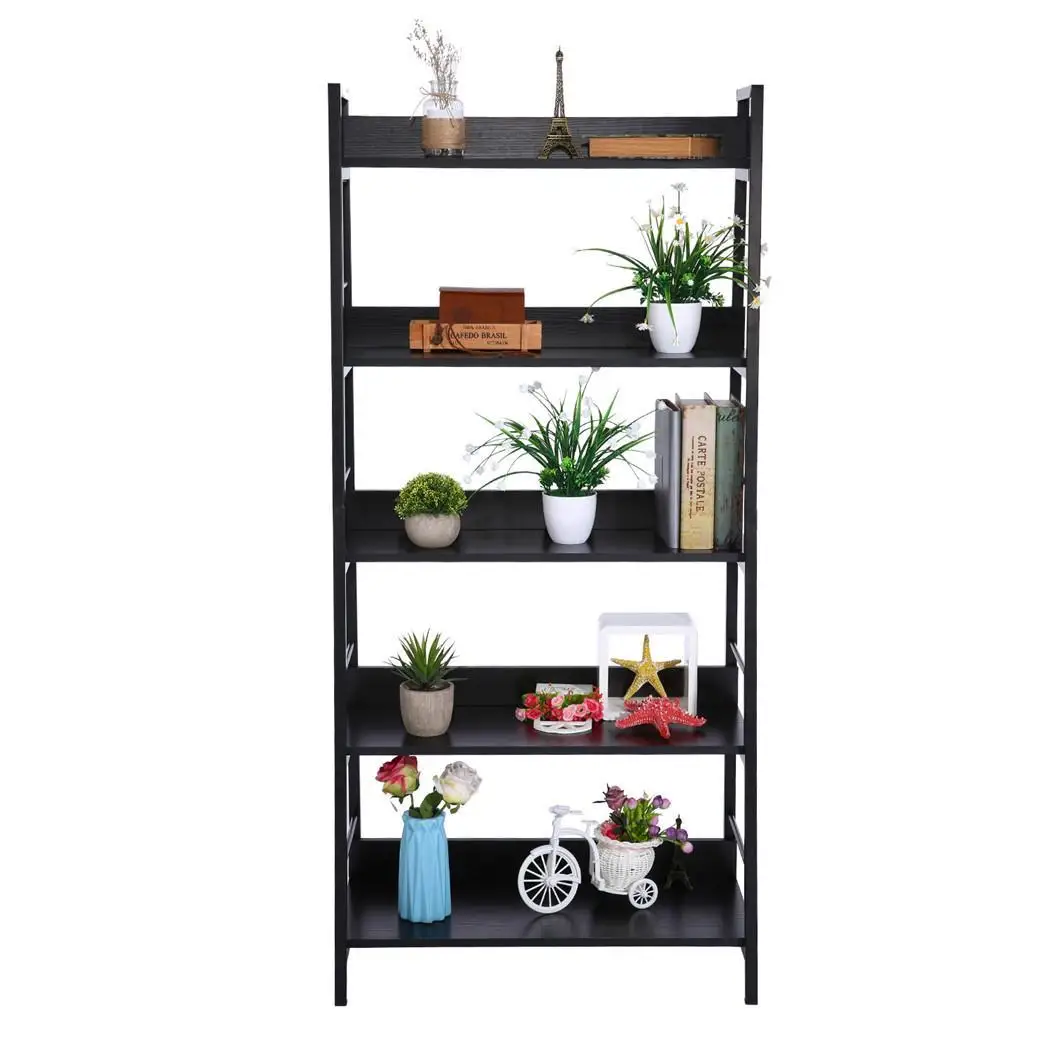

4/5 Tiers Book Ladder Shelf Plant Flower Stand Storage Rack for Home Office