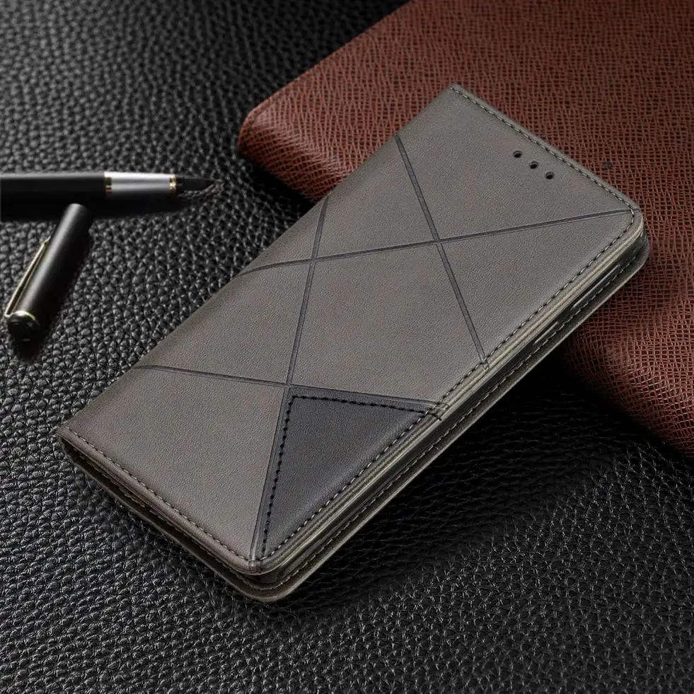 gray Для Nokia 7,2 6,2 4,2 3,2 2,2 1 плюс мобильный телефон оболочки Расширенный из искусственной кожи Модные Алмазная сетка сращивания Чехол-держатель с бумажником и застежкой Чехол для телефона на магните - Цвет: gray
