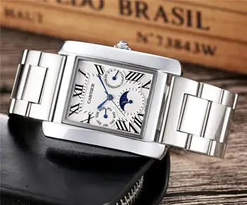 

NEW Luxury Brand Mechanical Wristwatch Mens women Watches Quartz Watch with Stainless Steel Strap relojes hombre automatic 4452