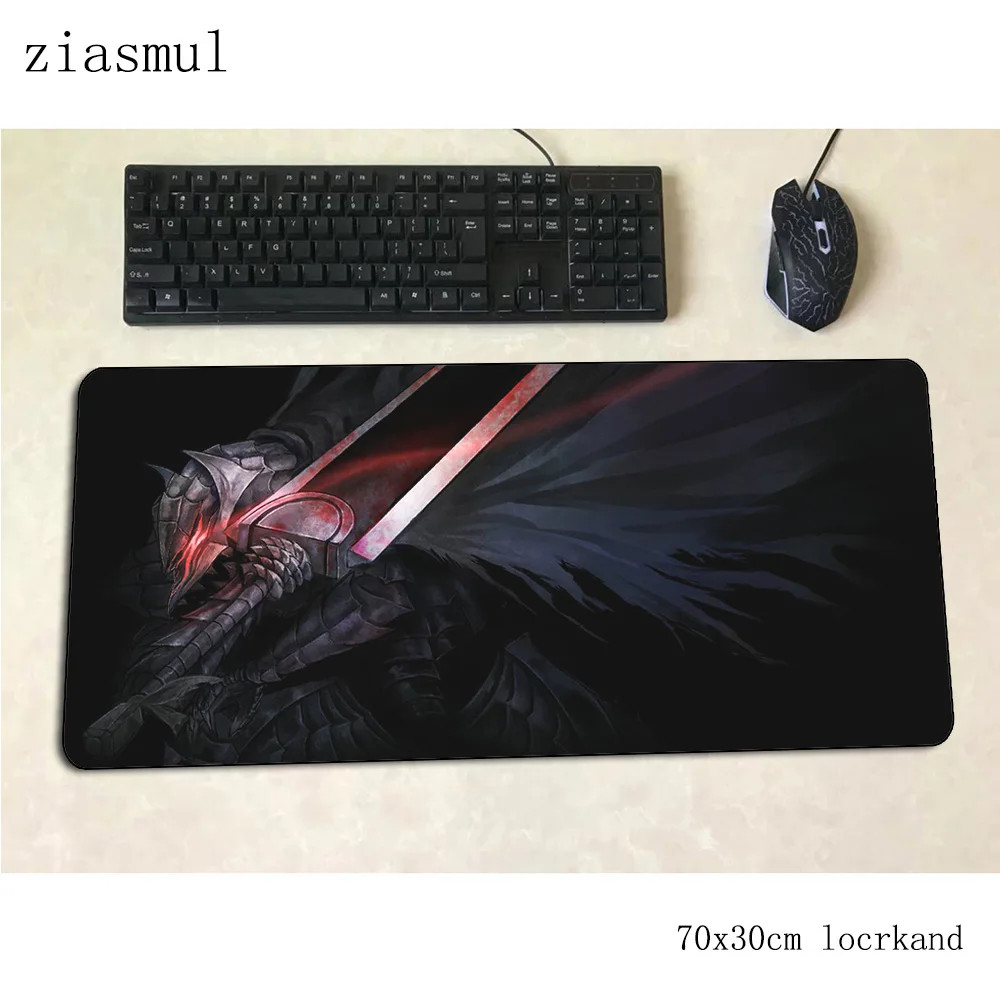 Berserk коврик для мыши геймер 70x30 см игровой коврик для мыши большой коврик для ноутбука милый коврик для мыши подарок на Хэллоуин геймер коврики геймпад
