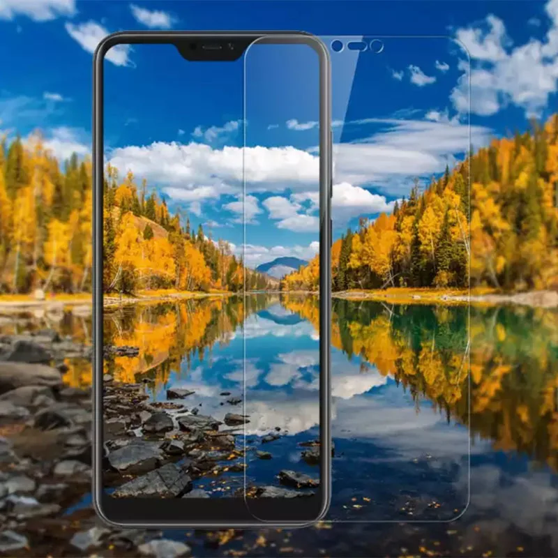 For Xiaomi Mi Pocophone F1 A1 A2 Lite 5x 6x Tempered Screen Glass Ksiomi My 1f 1a 2a F A 1 2 A2lite Protector | Мобильные телефоны