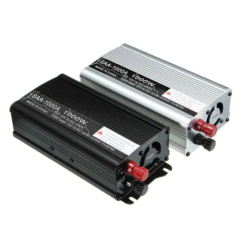 Портативный USB автомобильный инвертор 1000 Вт DC 12 В к AC 220 вольт автомобильный адаптер преобразователь заряда модифицированный синусоидальный волновой трансформатор