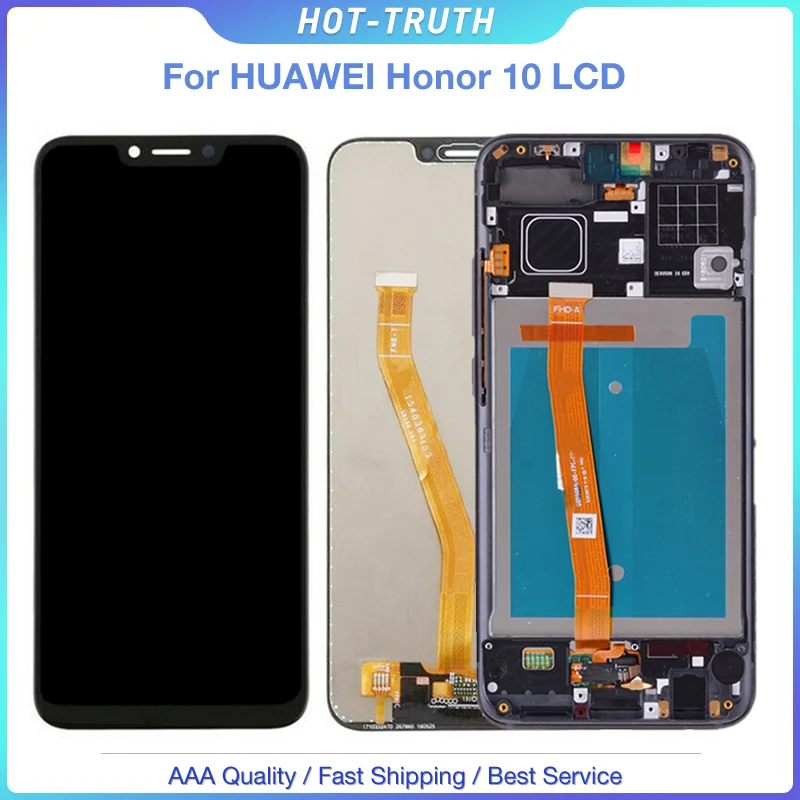 Оригинальный ЖК дисплей 5 8 дюйма для Huawei Honor 10 с сенсорным экраном и дигитайзером