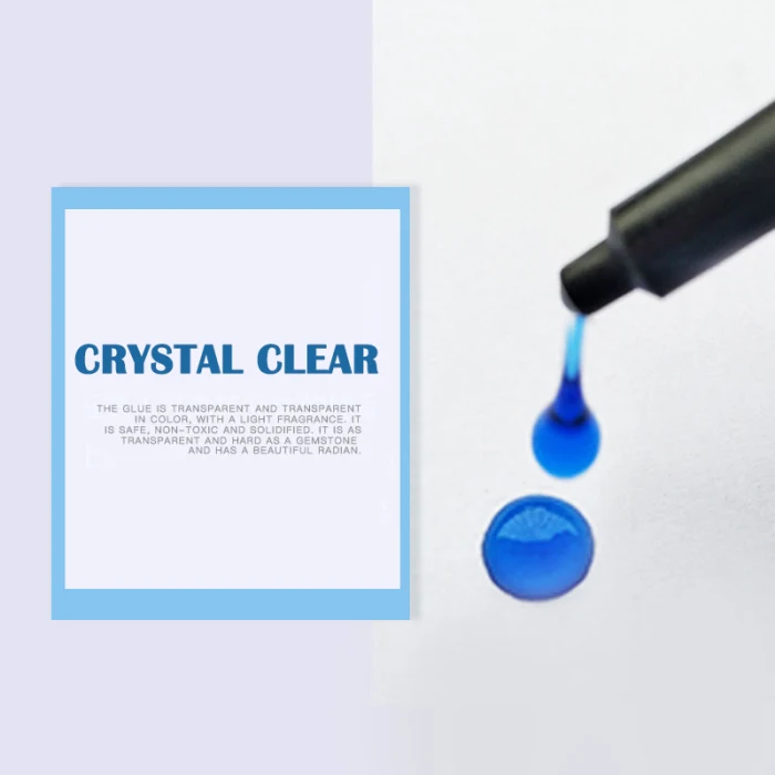 12 Color DIY Crystal UV Epoxy Color UV Curing Adhesive Quick-drying Glue XH8Z