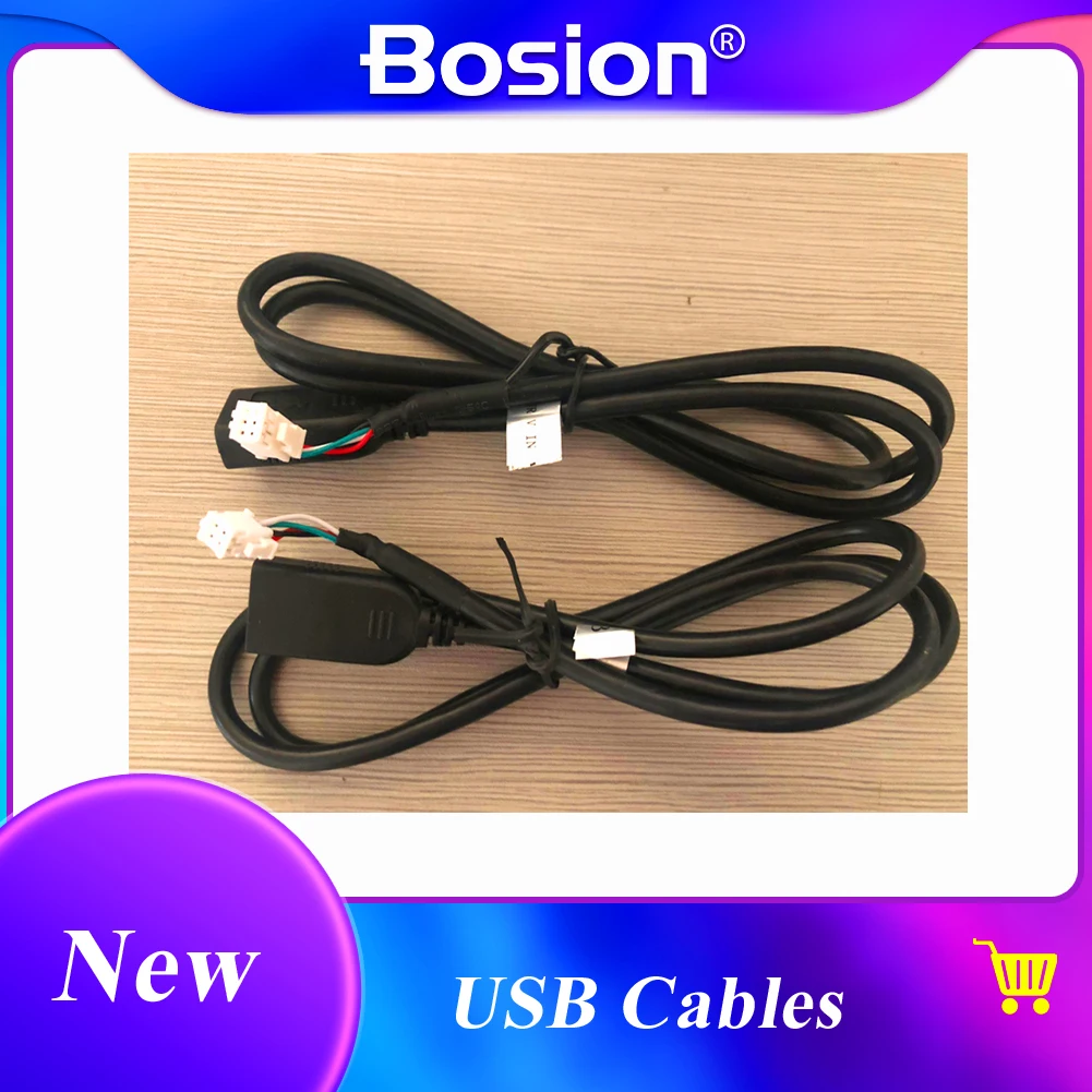 2 USB Kabel Adapter for Android Radio Stereo 4 Pin6 Stecker Verbindung 