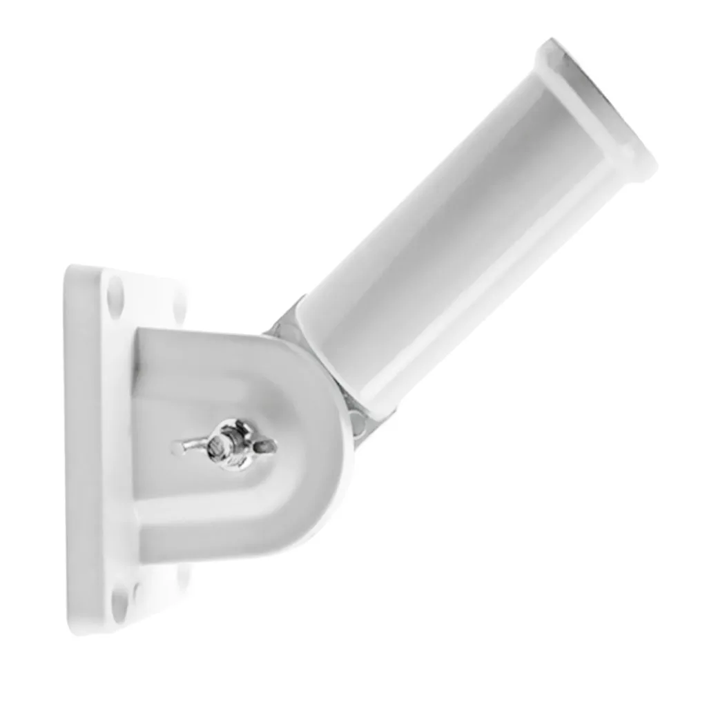 Adjustable Flag Pole Bracket Wall Mounted Holder Bracket with Screws, 3cm/ 1.18inch