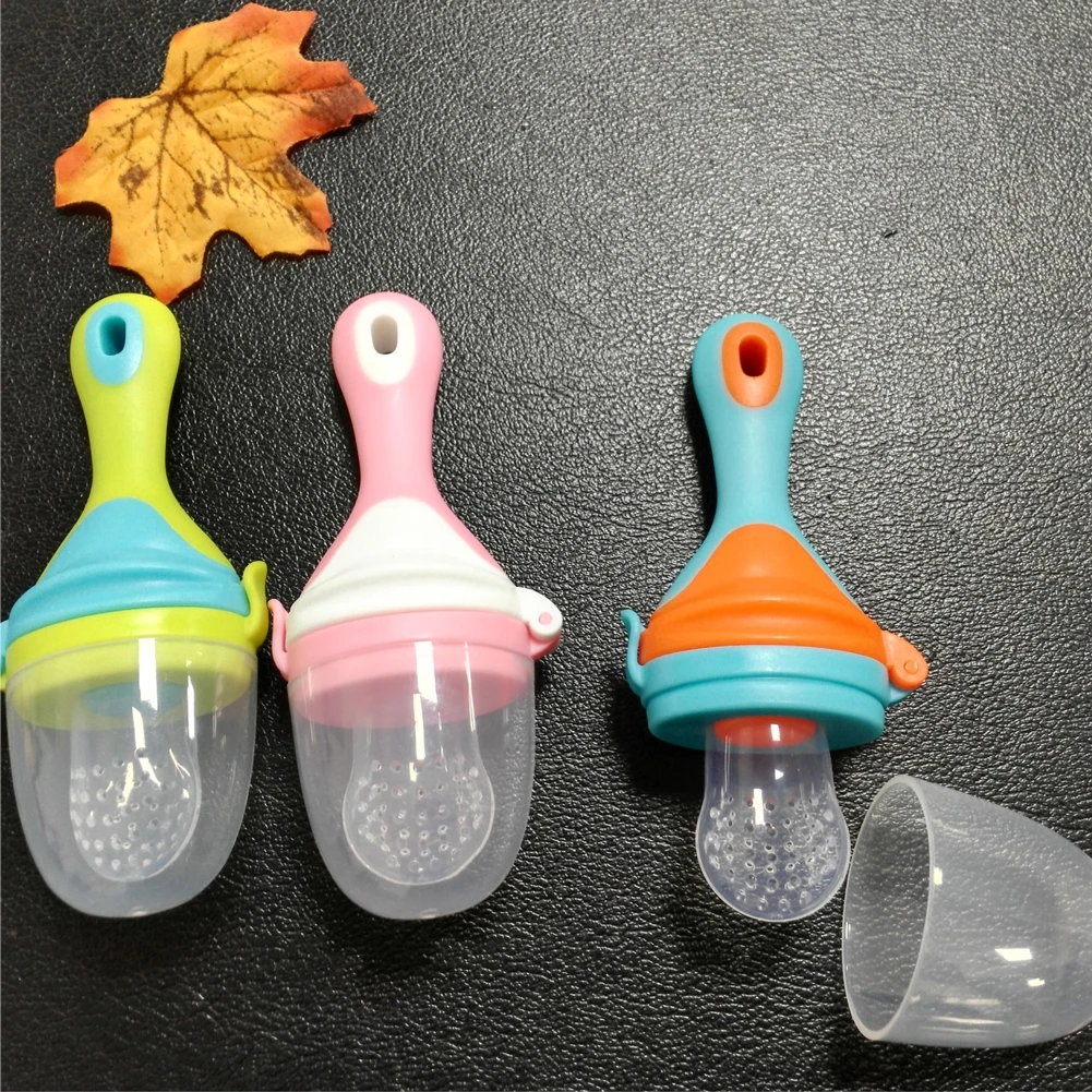 Baby Feeding Balanced Diet Silicone Assisted Food Vegetables Fruit Pacifier Daily Portable Bright Color Soother Ergonomic Nipple