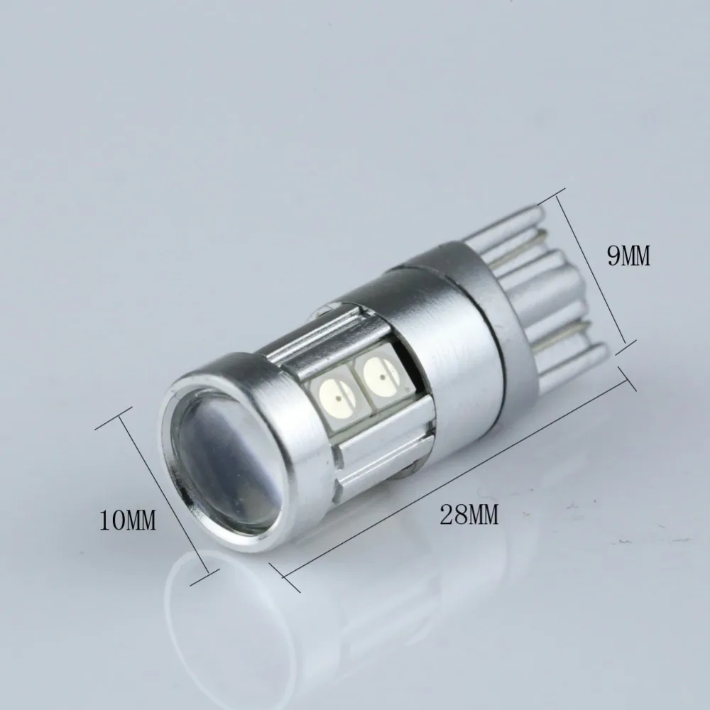 Светодиодный светильник ANMINGPU 2 шт. T10 белый 168 501 W5W светодиодный Клин 3030 5SMD 12 В 6000 К