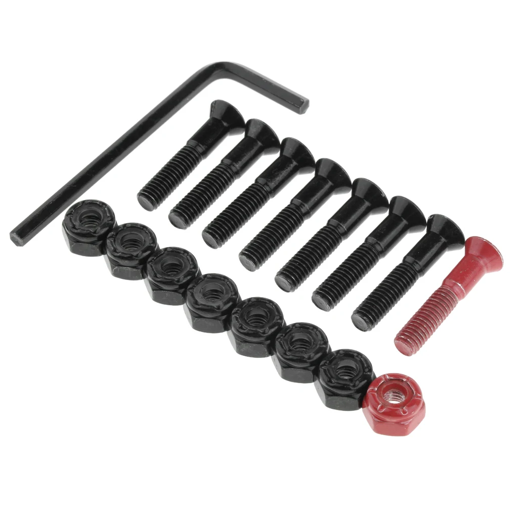 1 Set Skateboard Longboard Hardware with with L wrench