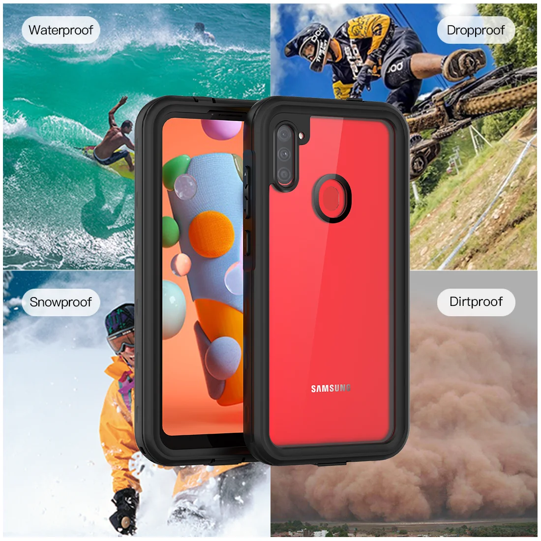 2M Diving Waterproof Case For Samsung Galaxy S24 Ultra S23 FE S21 FE S20 FE S10 S21 S22 Plus Note S20 Ultra 10 9 8