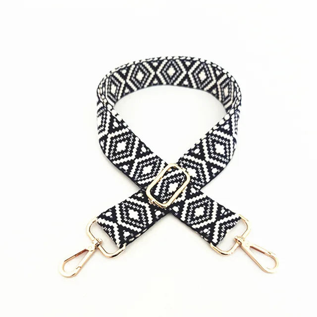 Women Handbag Wide 3.8cm Belt Shoulder Crossbody Bag Strap Replacement Adjustable Strap Bag Part Accessory Belt For Bag 130cm black A
