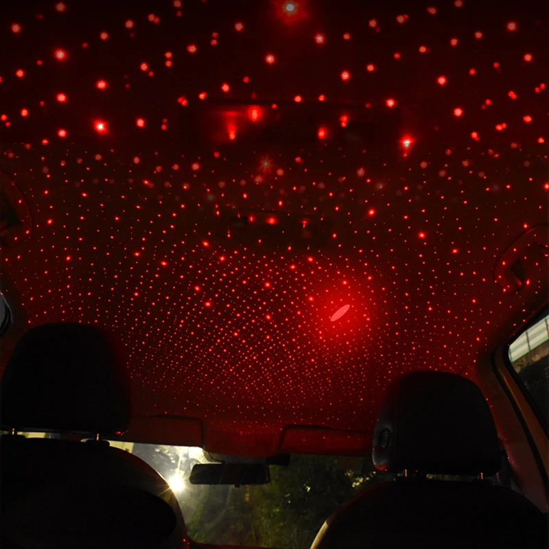 Светодиодный светильник на крыше автомобиля, ночник, проектор, атмосферная Галактическая лампа, USB декоративная лампа, регулируемый светильник, несколько эффектов