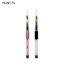 KADS 1pc FORMATO 6 # e #4 # Unghie artistiche di Strumenti per La Cura del Gel di Cristallo Penna Manico del Pennello Unghie artistiche Strumento Penna anti-Slip Maniglia Morbida Dei Capelli(China)